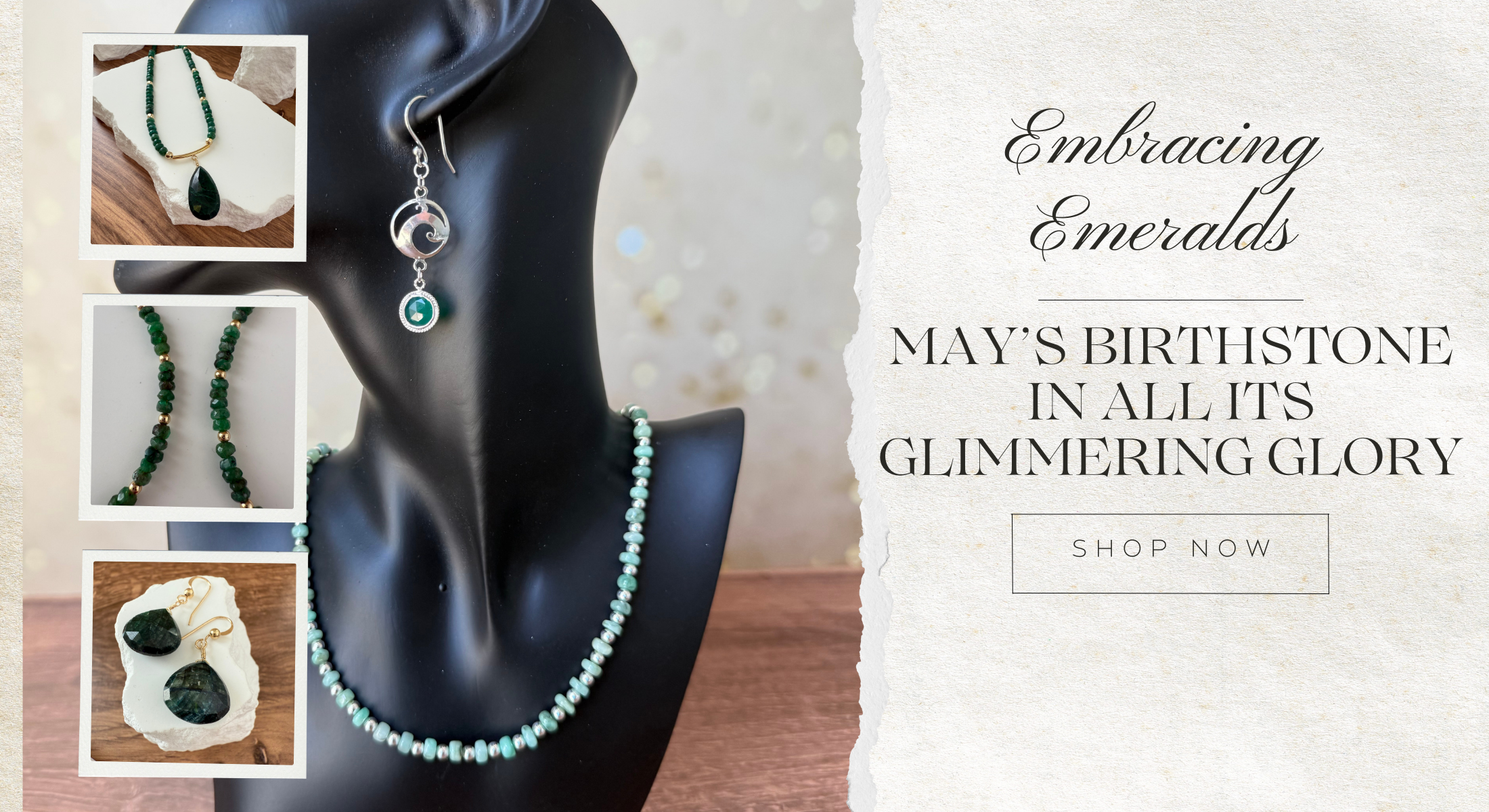 Emerald Birthstone Jewelry